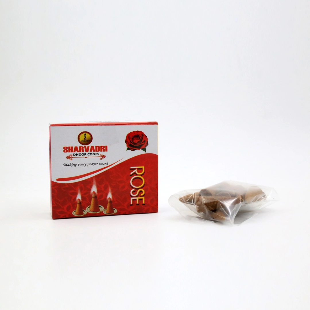 Rose Dhoop Cones