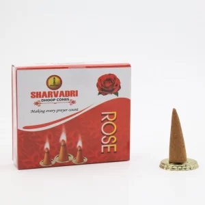 Rose Dhoop Cones