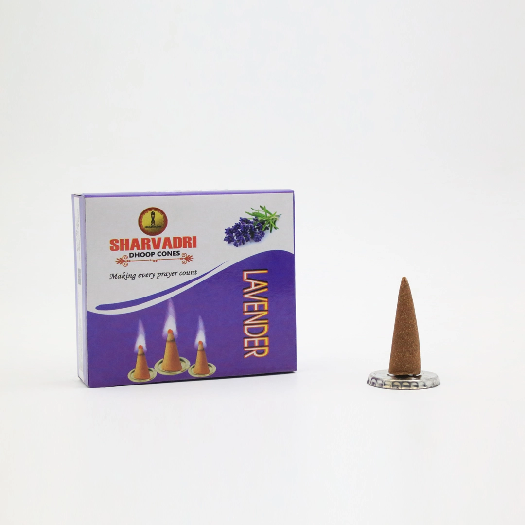 Lavender Dhoop Cones