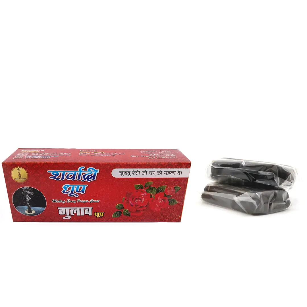 Rose Wet Dhoop Sticks